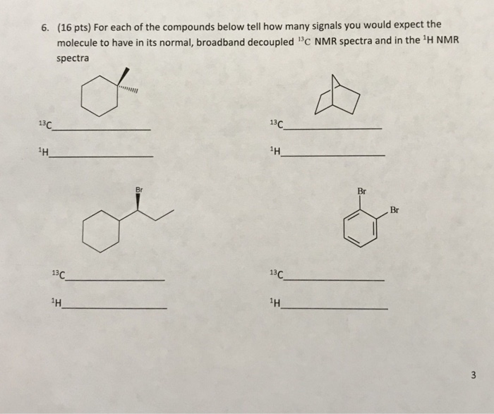 Solved Pts For Each Of The Compounds Below Tell How Chegg