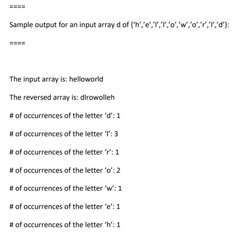 Solved Problem Points Write A Program That Reverses Chegg