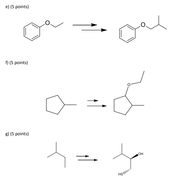 Solved 2 Propose A Plausible Synthesis For Each Of The Chegg