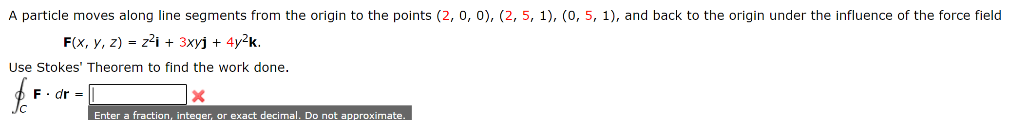 Solved A Particle Moves Along Line Segments From The Origin Chegg