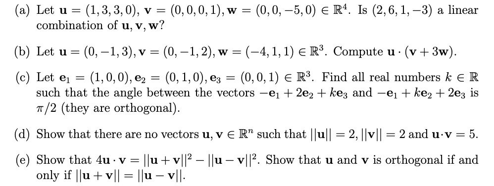 Solved A Let U 1 3 3 0 V 0 0 0 1 W 0 0 5 0 R4 Is Chegg