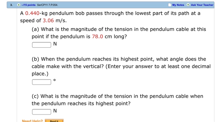 Solved Points Sercp P My Notes Ask Your Teac A Chegg