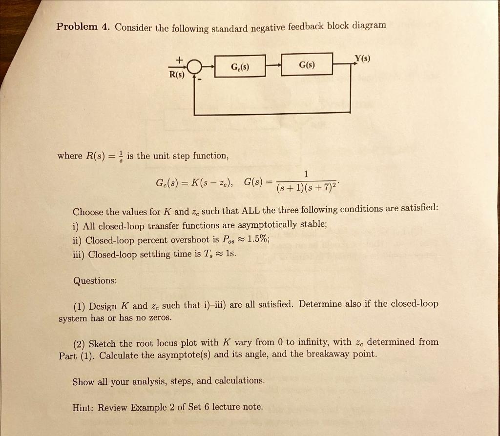 Solved Problem 4 Consider The Following Standard Negative Chegg