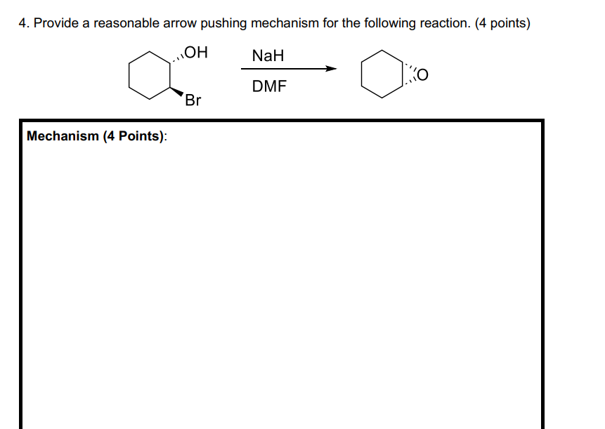 Solved Provide A Reasonable Arrow Pushing Mechanism For Chegg