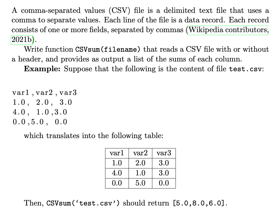 Solved A A Comma Separated Values Csv File Is A Delimited Chegg 29988 Hot Sex Picture 4769