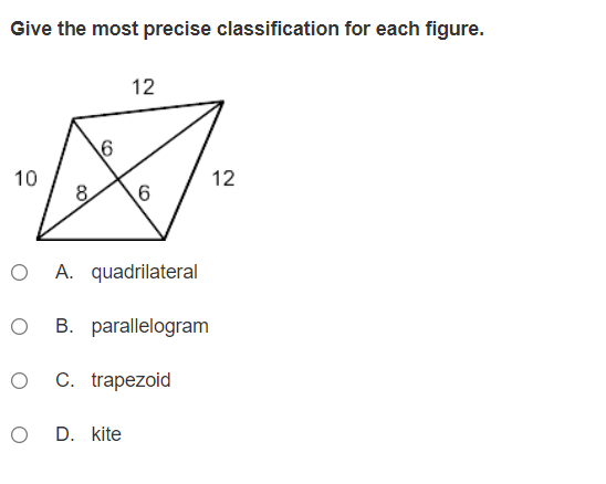 Solved Give The Most Precise Classification For Each Figure Chegg