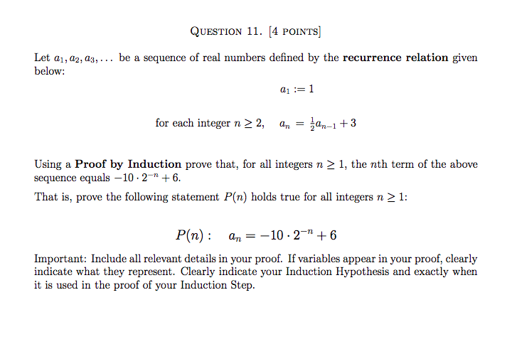 Solved QUESTION 11 4 POINTS Let A1 22 23 Be A Chegg