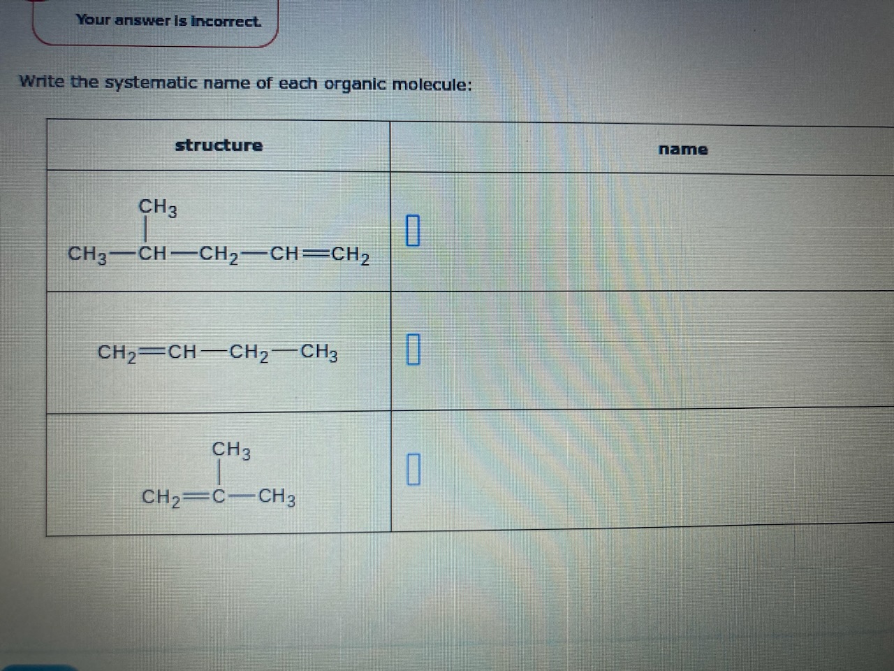 Solved Write The Systematic Name Of Each Organic Molecule Chegg