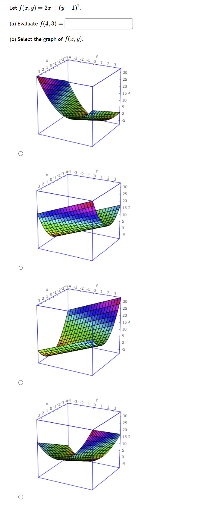 Solved Let F X Y X Y A Evaluate F B Select Chegg