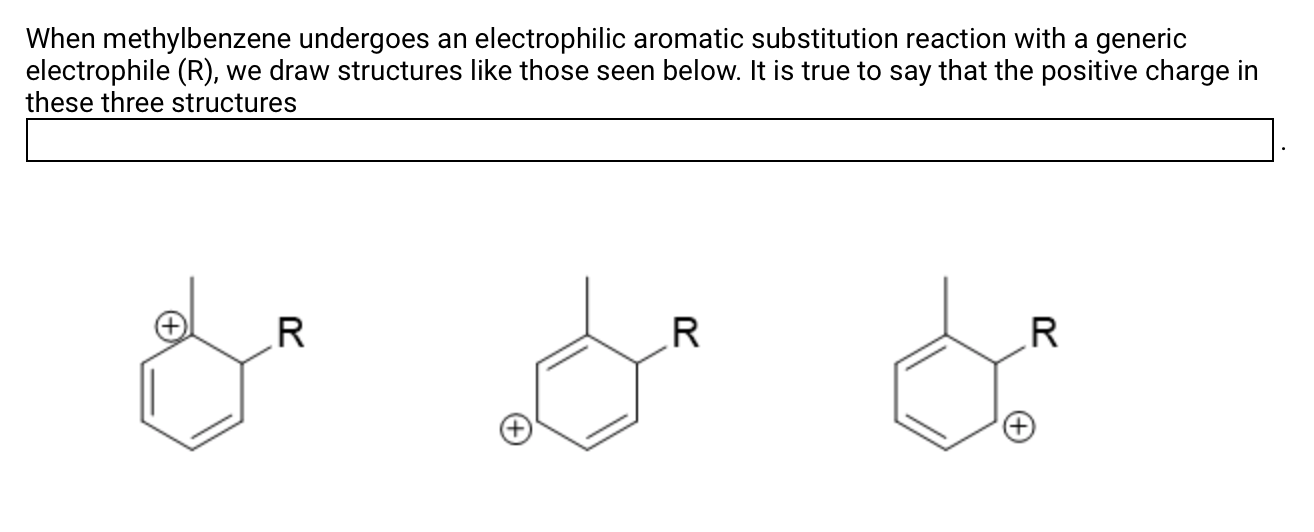 Solved When Methylbenzene Undergoes An Electrophilic Chegg