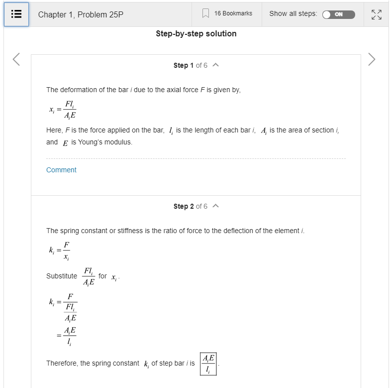 Solved 1 25 Figure 1 81 Shows A Three Stepped Bar Fixed At Chegg