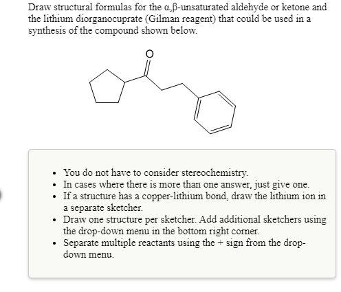 Solved Draw Structural Formulas For The A B Unsaturated Chegg