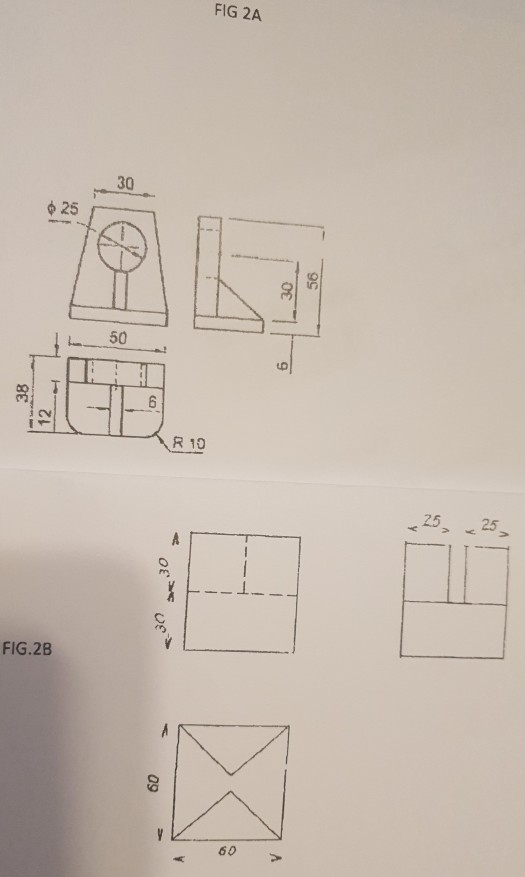 First Angle Orthographic Projection