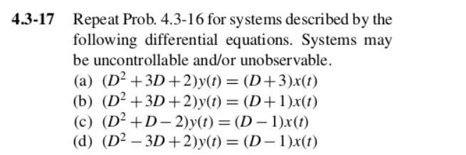 Solved Discuss Asymptotic And BIBO Stabilities For The Chegg