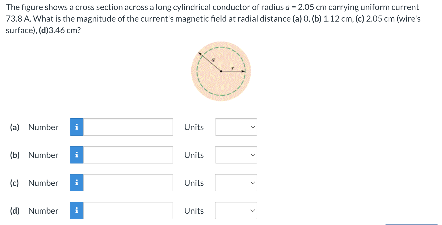 Solved The Figure Shows A Cross Section Across A Long Chegg