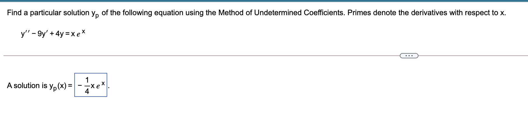 Solved Find A Particular Solution Of The Following Chegg