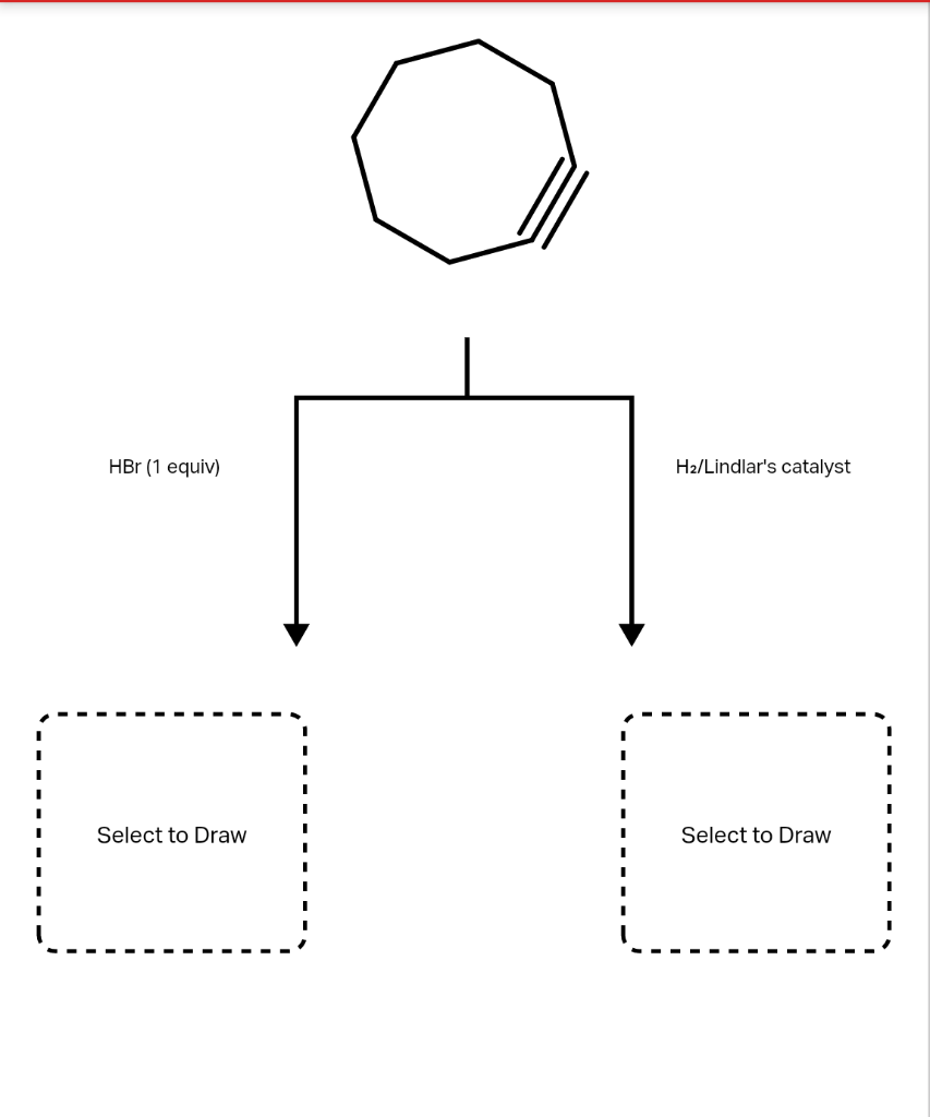 Solved A Common Alkyne Starting Material Is Shown Below Chegg