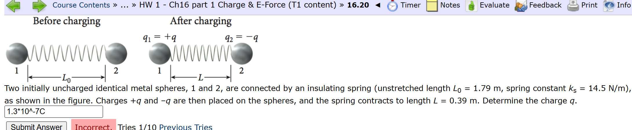 Solved Two Initially Uncharged Identical Metal Spheres 1 Chegg