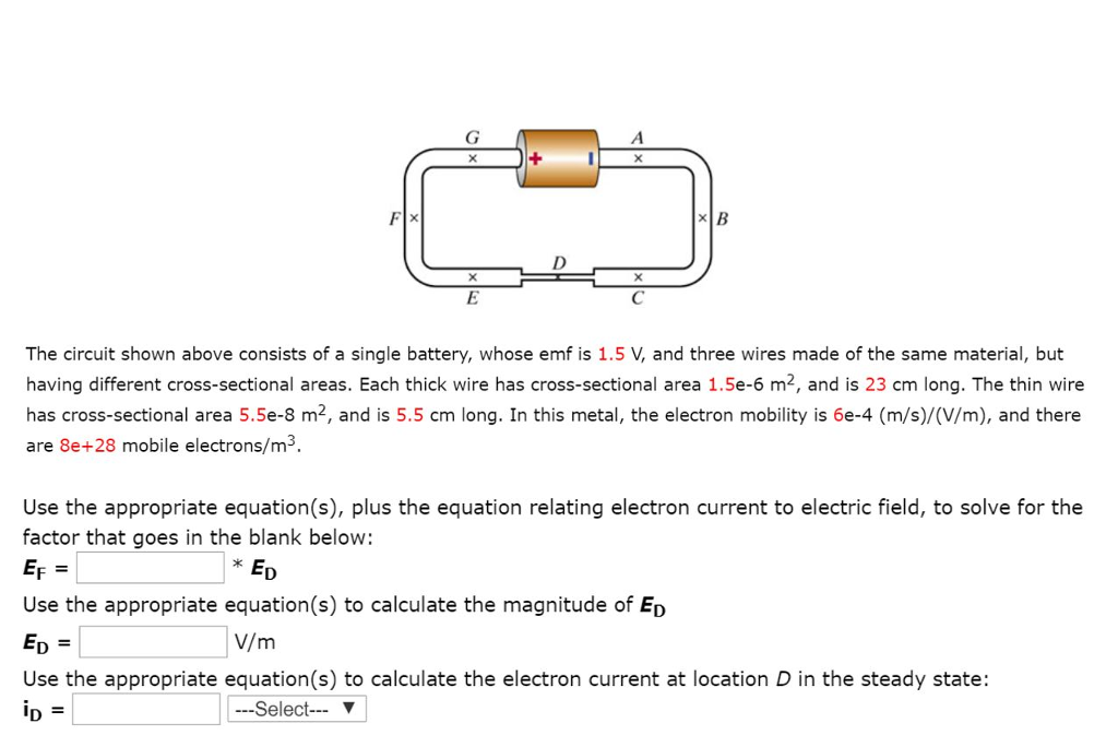 Solved The Circuit Shown Above Consists Of A Single Battery Chegg