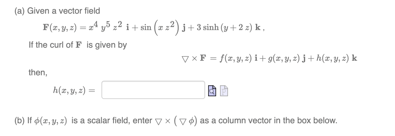 Solved A Given A Vector Field Chegg