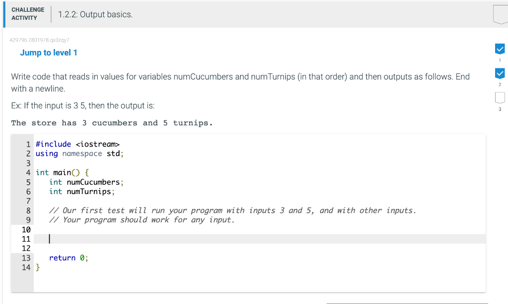 Solved Jump To Level 1 Write Code That Reads In Values For Chegg