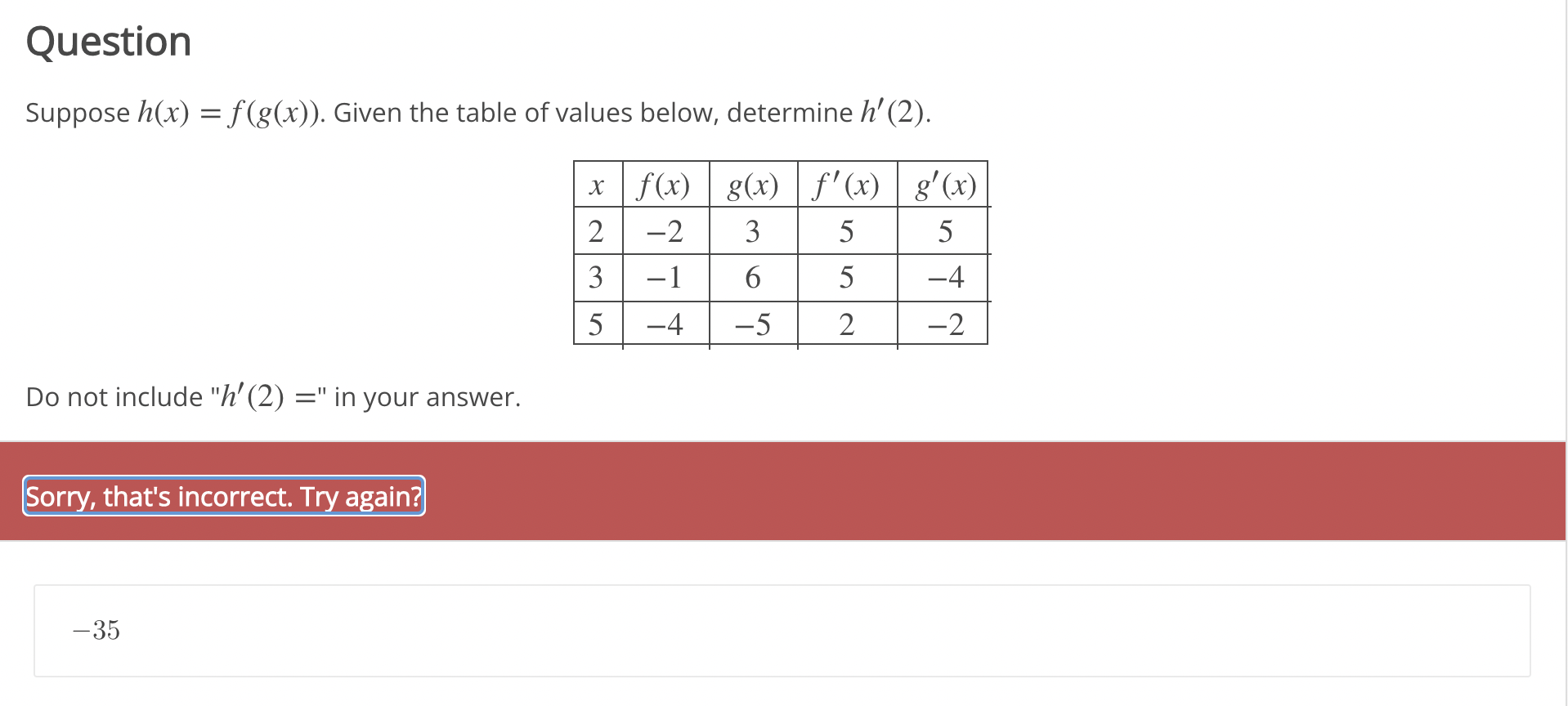 Solved Let H X F X G X If F F G And Chegg