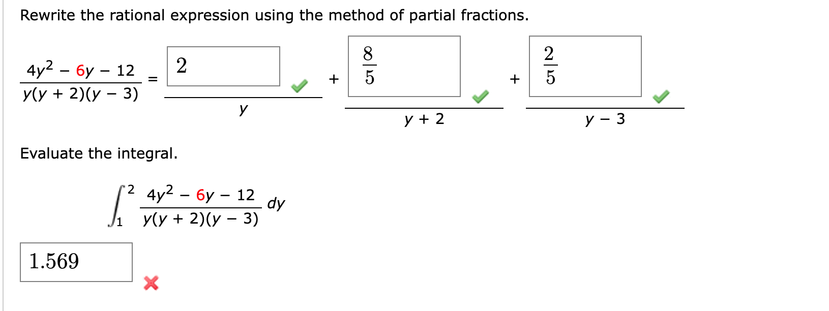 Solved Rewrite The Rational Expression Using The Method Of Chegg