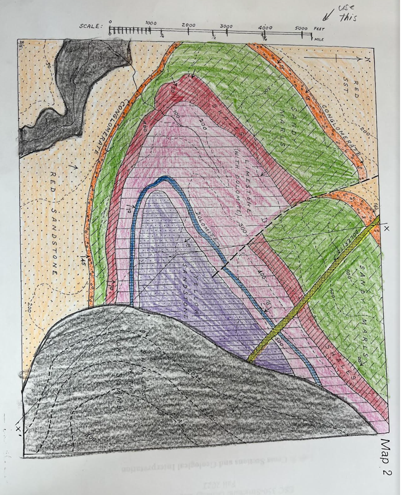 Lab 5 Cross Sections And Geological Interpretation Chegg