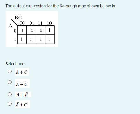 Solved The Output Expression For The Karnaugh Map Shown Chegg