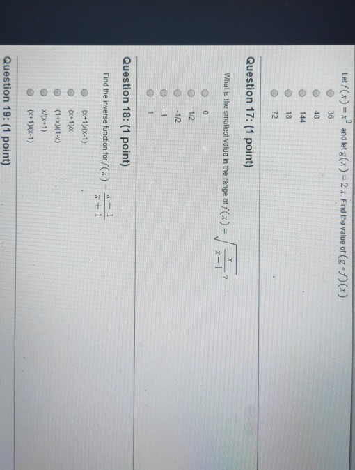 Solved Letf X X And Let G X X Find The Value Of Chegg