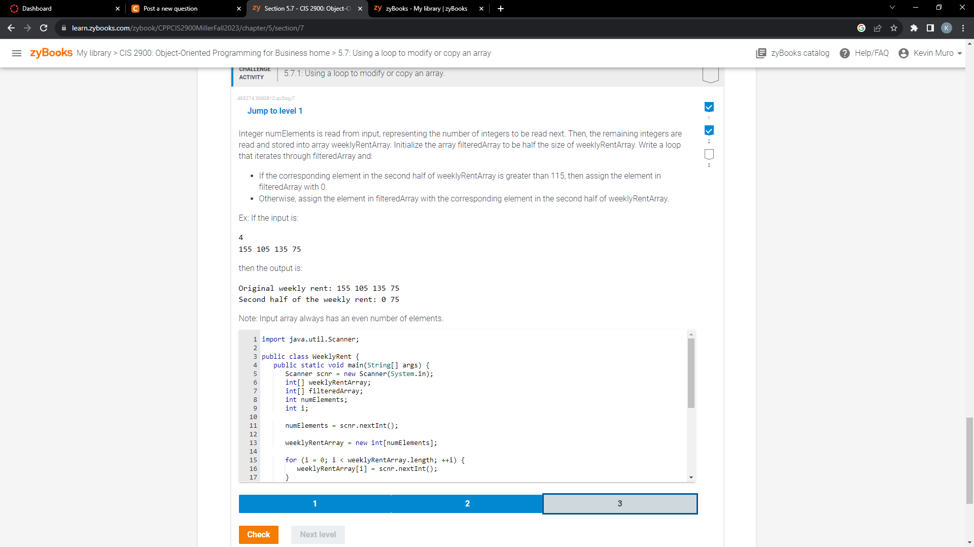 Solved Import Java Util Scanner Public Class Weeklyrent Chegg