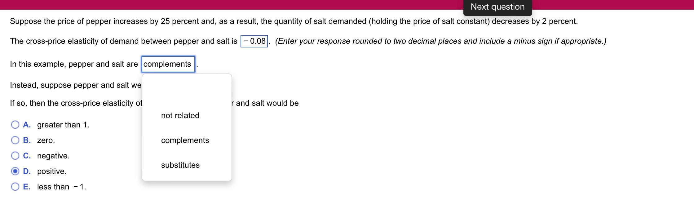 Solved Next Question Suppose The Price Of Pepper Increases Chegg