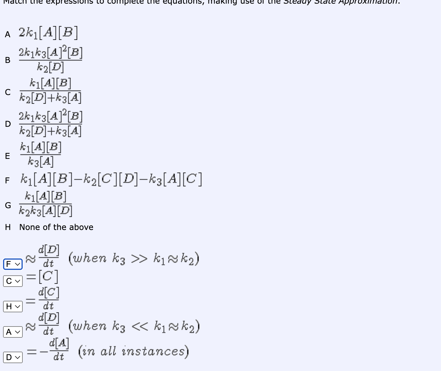 Solved Consider The Following Generic Two Step Reaction Chegg