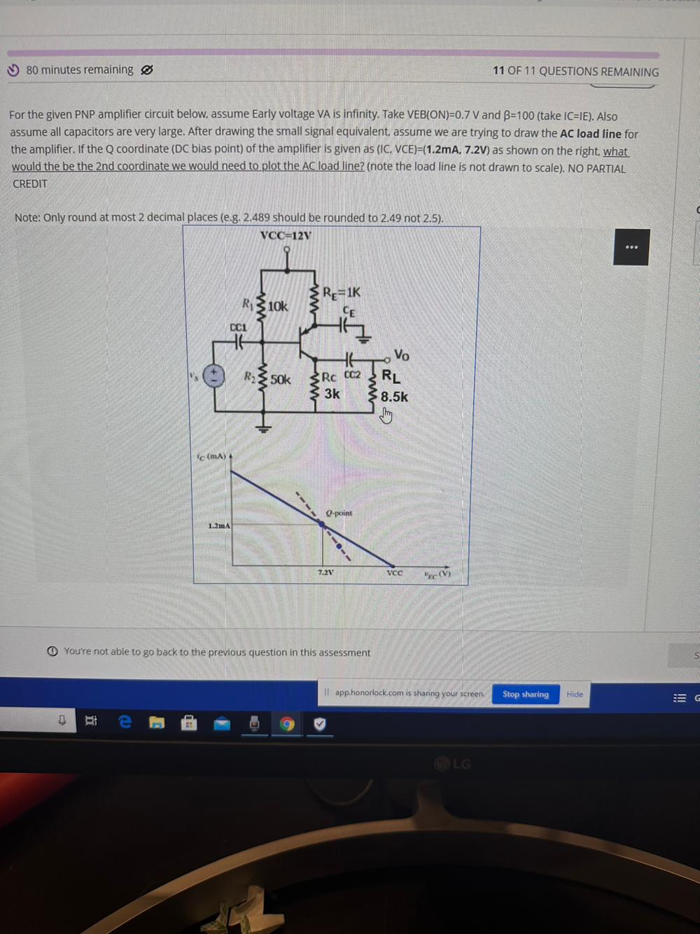 Solved For The Given PNP Amplifier Circuit Below Assume Chegg