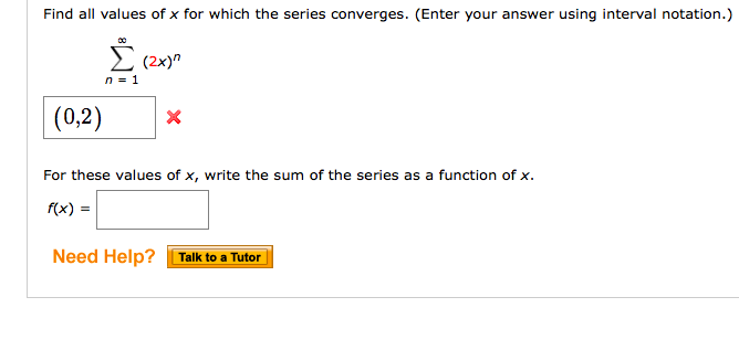 Solved Find All Values Of X For Which The Series Converges Chegg