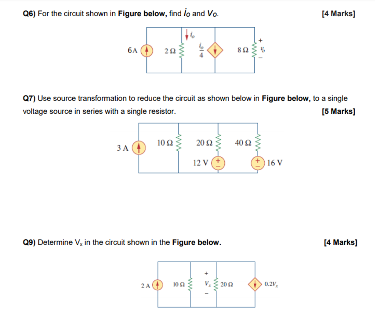 Solved Q For The Circuit Shown In Figure Below Find Lo Chegg