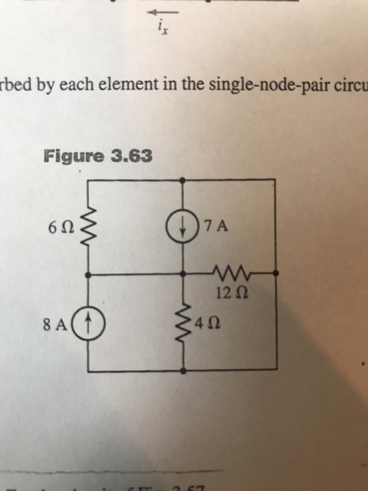 Solved Find The Power Absorbed By Each Element In The Chegg