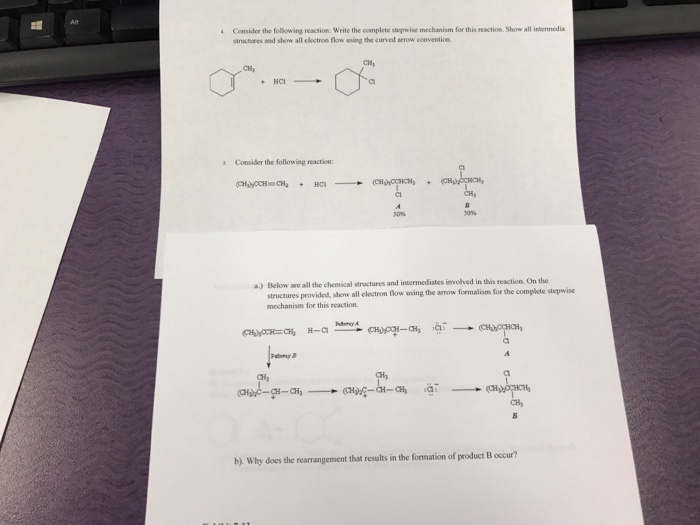 Solved Consider The Following Reaction Write The Complete Chegg