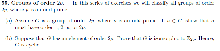 Solved Groups Of Order P In This Series Of Exercises We Chegg