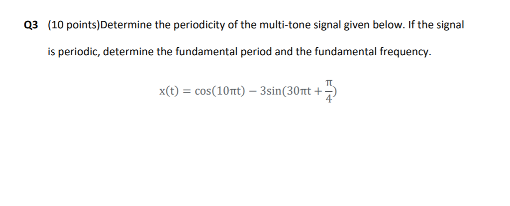 Solved Q Points Determine The Periodicity Of The Chegg