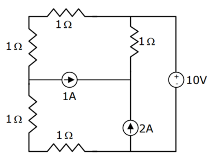 Solved In The Circuit Shown What Is The Power Supplied By Chegg