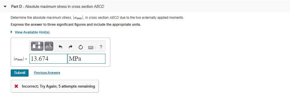 Solved Learning Goal To Determine The Absolute Maximum Chegg