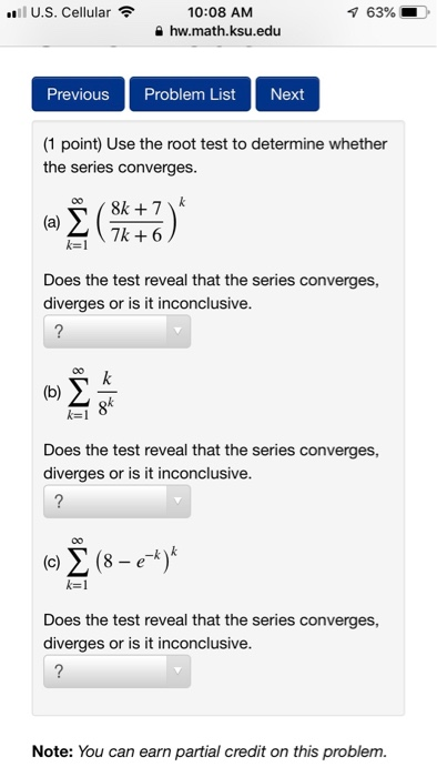 Solved וויי U S Cellular 10 08 AM hw math ksu edu Chegg