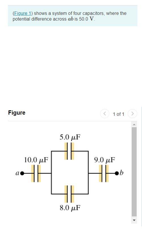 Solved Figure Shows A System Of Four Capacitors Where Chegg