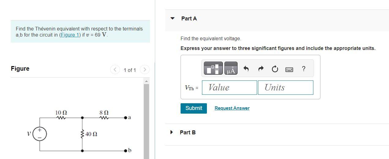 Solved Find the Thévenin equivalent with respect to the Chegg