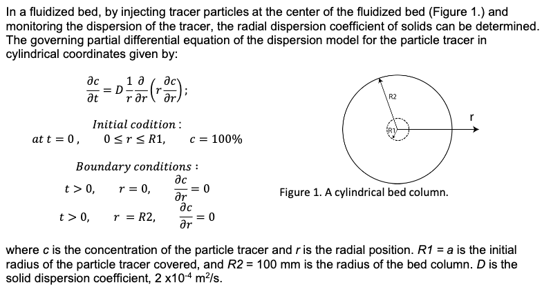 In A Fluidized Bed By Injecting Tracer Particles At Chegg