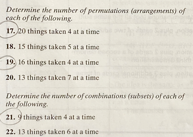 Solved Determine The Number Of Permutations Arrangements Chegg