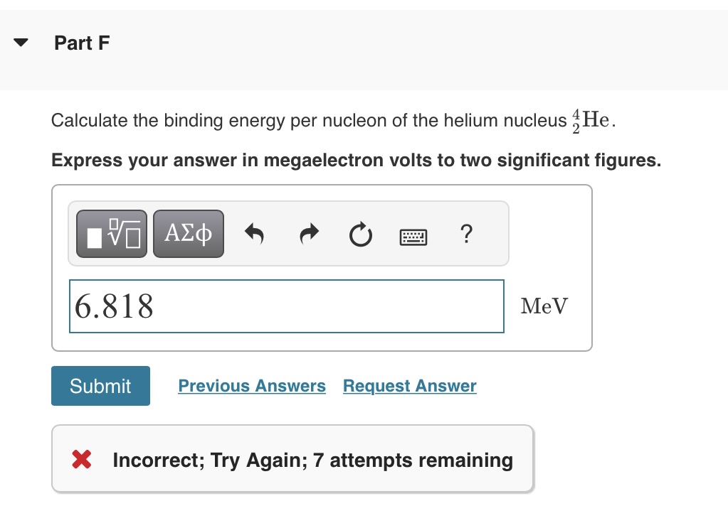 Solved Calculate The Binding Energy Eb Of The Nitrogen Chegg