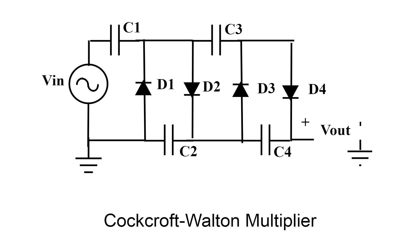 Solved Diodes And Capacitors Can Be Used To Create A Large Chegg