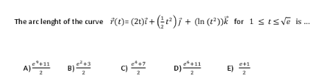 Solved The Arc Lenght Of The Curve Chegg